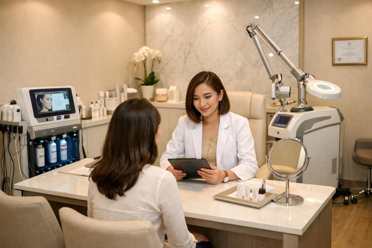 klinik estetika terkemuka di makassar yang menawarkan perawatan kecantikan modern dengan teknologi terbaru untuk hasil optimal dan memuaskan.